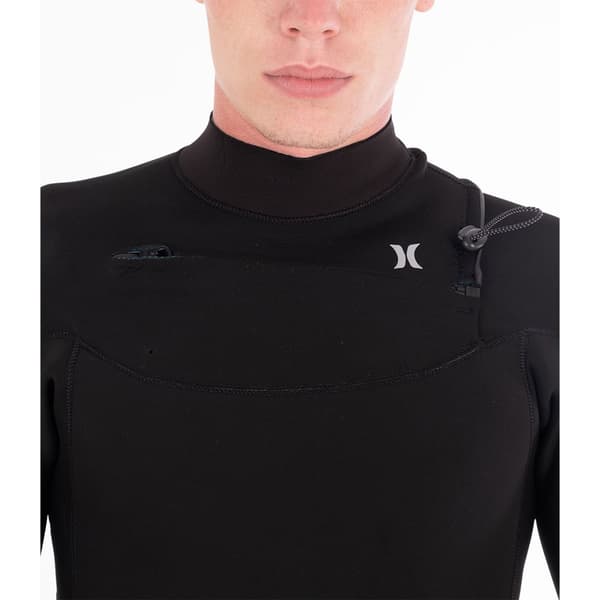 Hurley Advantage Plus 5/3 Mm Långärmad Neopren Våtdräkt Med Bröst Blixtlås Svart S