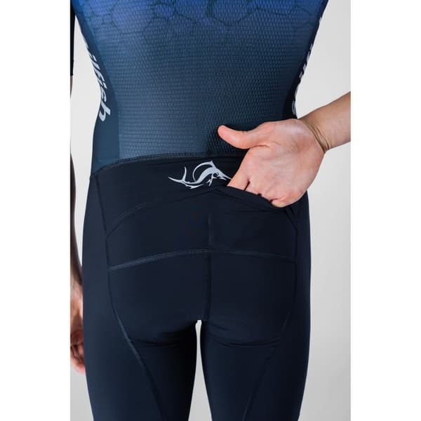 Sailfish Kortærmet Trisuit Aerosuit Perform Blå XL Mand