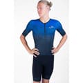Miniatyrbillede 2 af 5: Sailfish Kortærmet Trisuit Aerosuit Perform Blå XL Mand