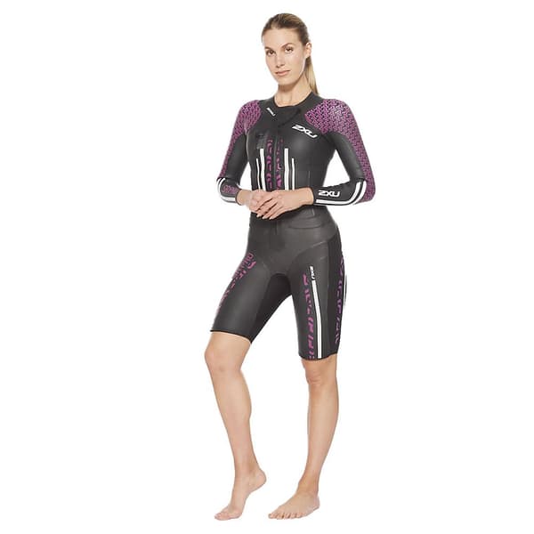 2xu Langærmet Trisuit P:1 Propel Sort S Kvinde