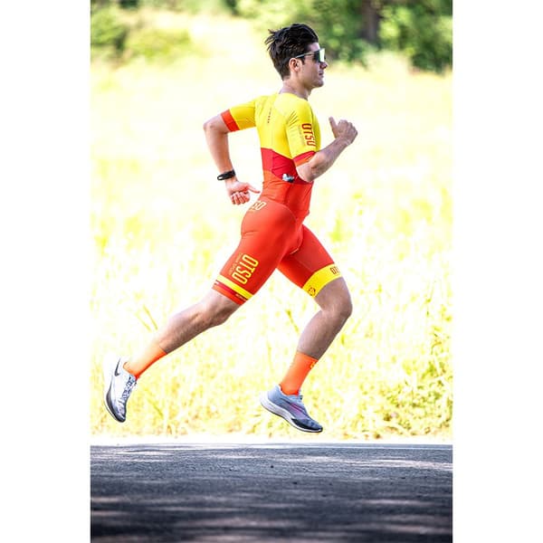 Otso Foc Kortärmad Triathlondräkt  L Man