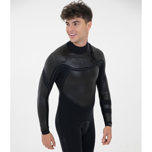Hurley Advantage Max 3/2+ Mm Långärmad Neopren Våtdräkt Med Bröst Blixtlås Svart MT