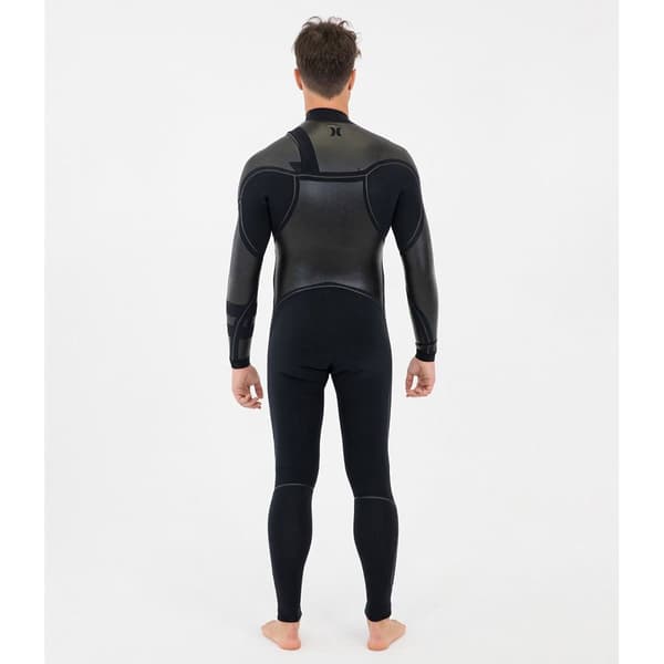 Hurley Advantage Max 3/2+ Mm Långärmad Neopren Våtdräkt Med Bröst Blixtlås Svart MT