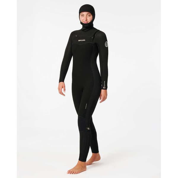 Rip Curl D/patrol 5/4 Mm Langærmet Neopren-dragt Med Brystlynlås Sort 4