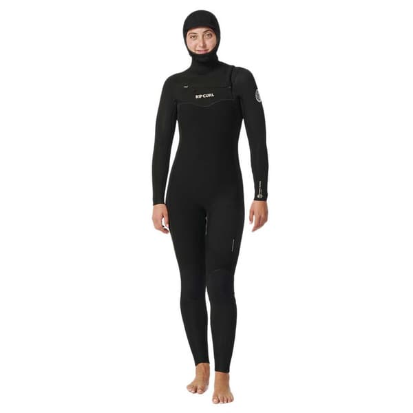 Rip Curl D/patrol 5/4 Mm Langærmet Neopren-dragt Med Brystlynlås Sort 4