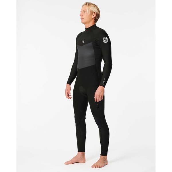 Rip Curl D/patrol 4/3 Mm Gb Stmr Långärmad Våtdräkt I Neopren Med Dragkedja På Ryggen  M
