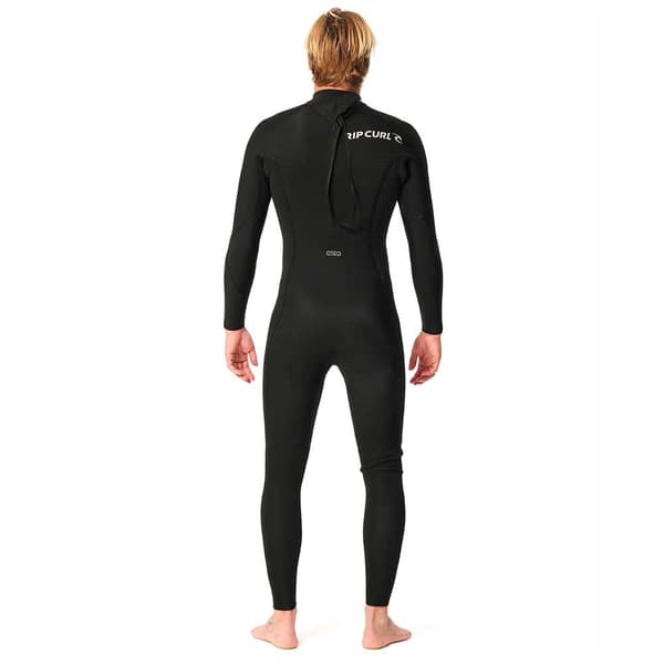 Rip Curl D/patrol 4/3 Mm Gb Stmr Långärmad Våtdräkt I Neopren Med Dragkedja På Ryggen  M