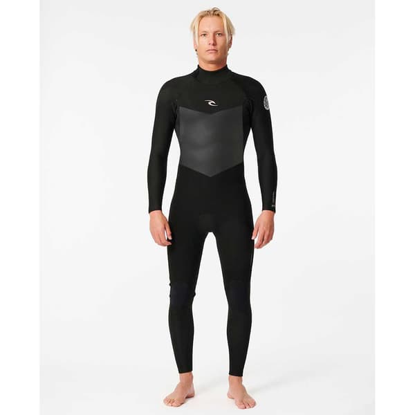Rip Curl D/patrol 4/3 Mm Gb Stmr Langærmet Neopren-dragt Med Lynlås På Ryggen  L