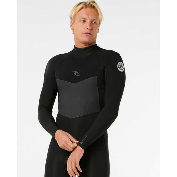 Rip Curl D/patrol 4/3 Mm Gb Stmr Langærmet Neopren-dragt Med Lynlås På Ryggen  L