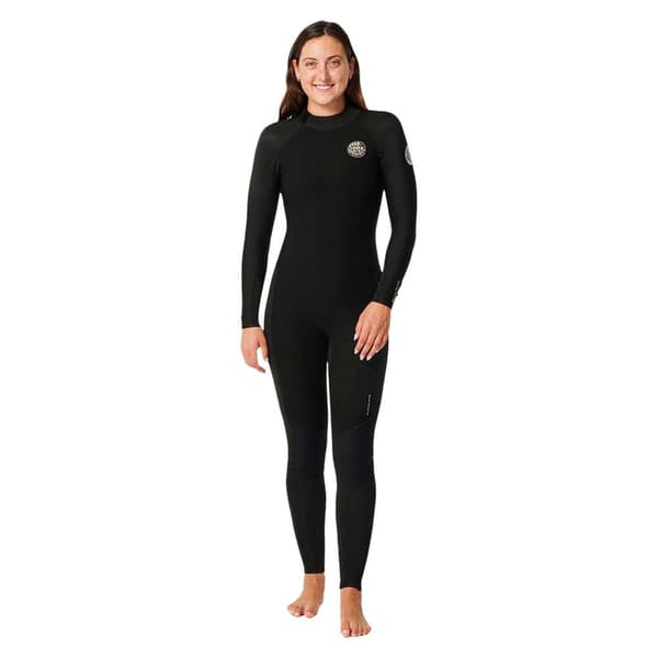 Rip Curl D/patrol 4/3 Mm Långärmad Våtdräkt I Neopren Med Dragkedja På Ryggen  6