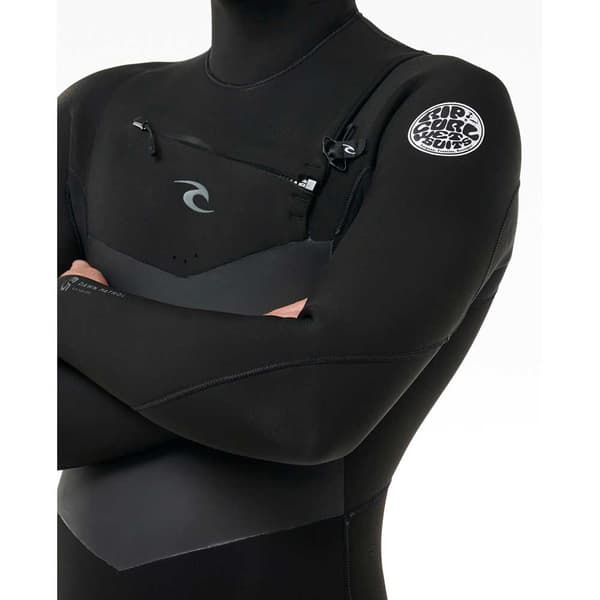 Rip Curl D/patrol 6/4 Mm Gb Långärmad Neopren Våtdräkt Med Bröst Blixtlås  L