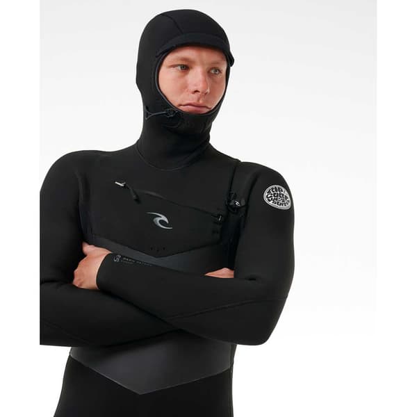 Rip Curl D/patrol 6/4 Mm Gb Långärmad Neopren Våtdräkt Med Bröst Blixtlås  L