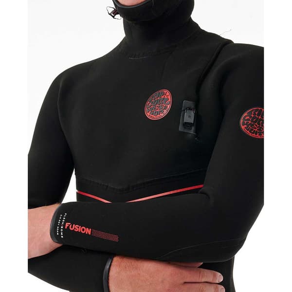 Rip Curl Fbomb Fusion 4 Mm Långärmad Neopren-dräkt Med Huva Och Dragkedja Fram  XL