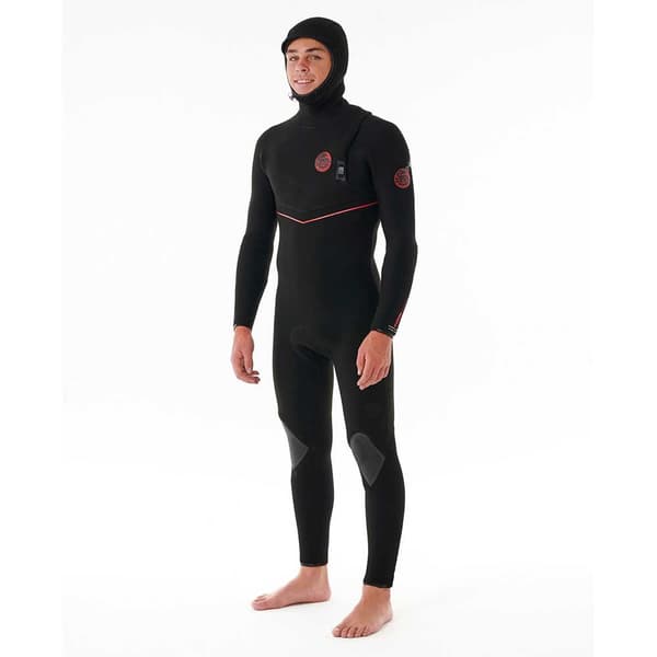 Rip Curl Fbomb Fusion 4 Mm Långärmad Neopren-dräkt Med Huva Och Dragkedja Fram  XL