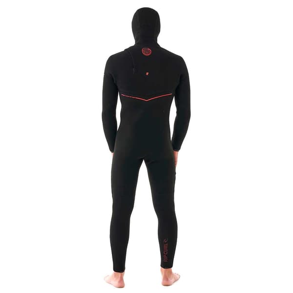 Rip Curl Fbomb Fusion 4 Mm Långärmad Neopren-dräkt Med Huva Och Dragkedja Fram  XL