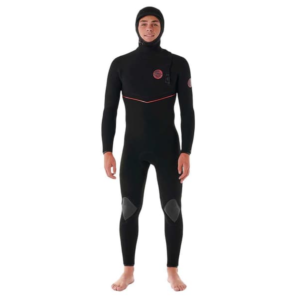 Rip Curl Fbomb Fusion 4 Mm Långärmad Neopren-dräkt Med Huva Och Dragkedja Fram  XL