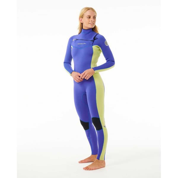 Rip Curl D/patrol 4/3 Mm Perf Långärmad Neopren Våtdräkt Med Bröst Blixtlås  6