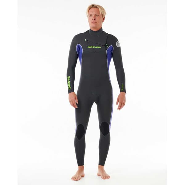 Rip Curl D/patrol Perf 4/3 Mm Gb Stm Långärmad Neopren Våtdräkt Med Bröst Blixtlås  M