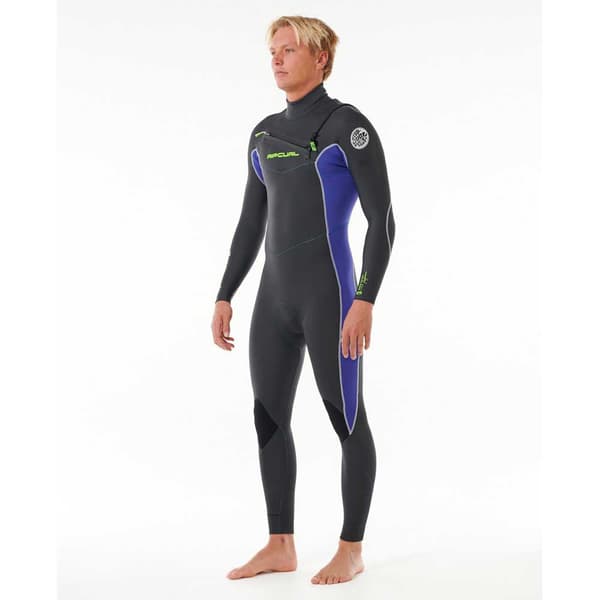 Rip Curl D/patrol Perf 4/3 Mm Gb Stm Långärmad Neopren Våtdräkt Med Bröst Blixtlås  M