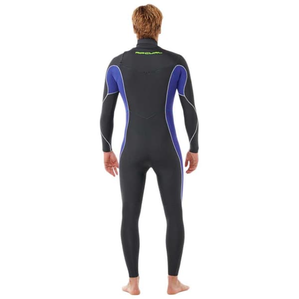 Rip Curl D/patrol Perf 4/3 Mm Gb Stm Långärmad Neopren Våtdräkt Med Bröst Blixtlås  M