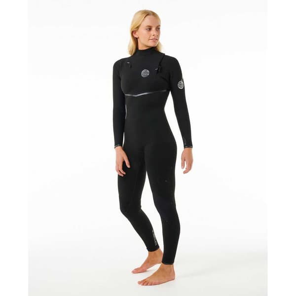 Rip Curl E Bomb 4/3 Mm Gb Stmr Långärmad Neopren Våtdräkt Med Bröst Blixtlås  4