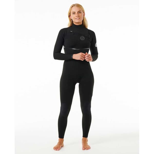 Rip Curl E Bomb 4/3 Mm Gb Stmr Långärmad Neopren Våtdräkt Med Bröst Blixtlås  4