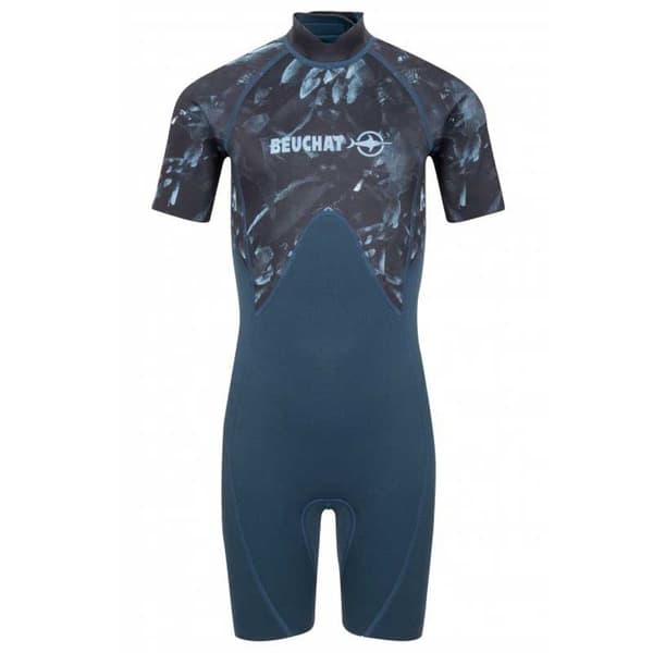 Beuchat Atoll Junior Back Zip 2 Mm Shorty Sininen 12-14 Years