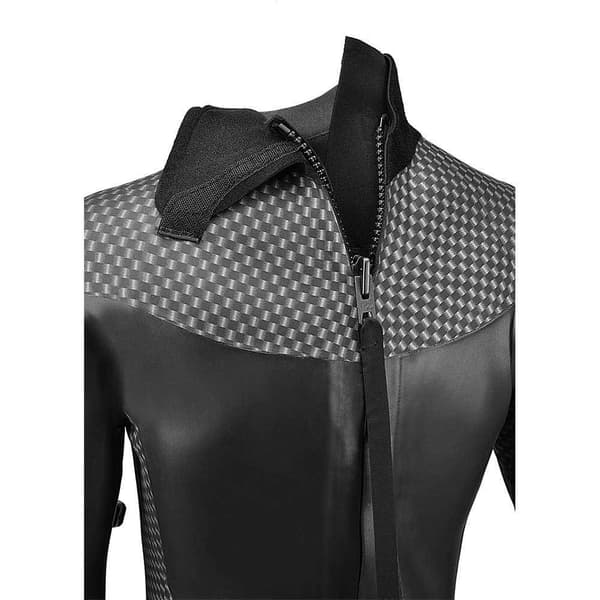 C4 Aurea 2 Mm Back Zip Dykardräkt Svart 3