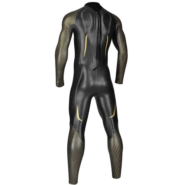 C4 Aurea 2 Mm Back Zip Dykardräkt Svart 2