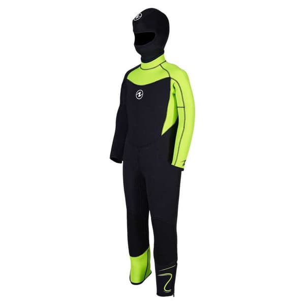 Aqualung Wave Junior Fridykningsvåddragt 7 Mm Sort 8 Years