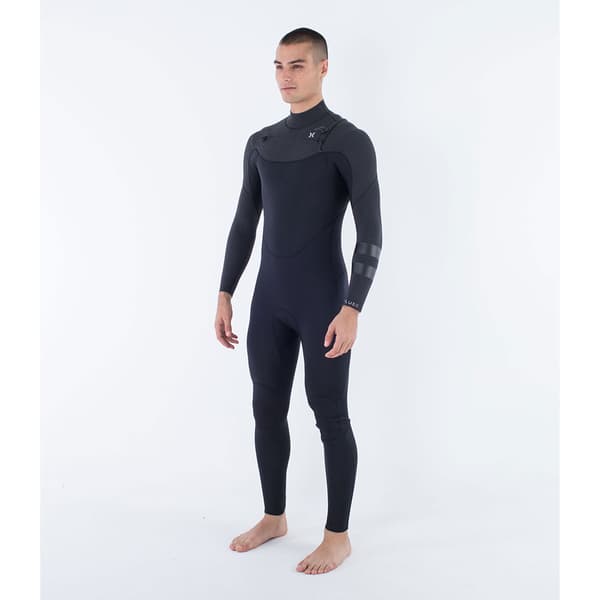Hurley Plus Sleeve Texture 4/3 Mm Fs Langærmet Neopren-dragt Med Brystlynlås  L