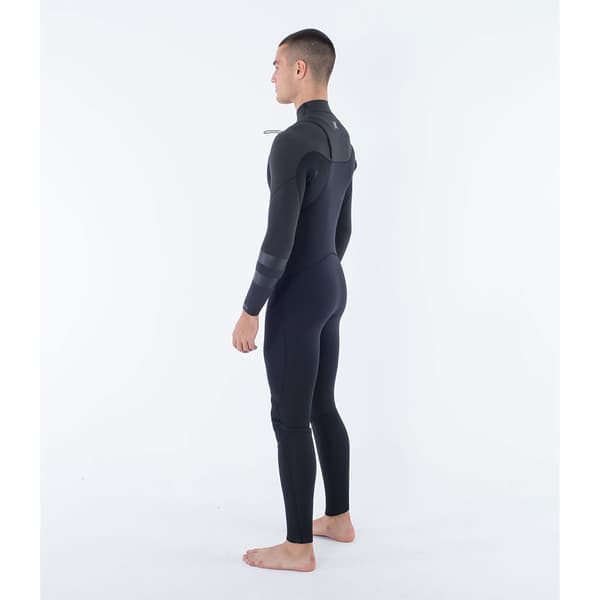 Hurley Plus Sleeve Texture 4/3 Mm Fs Langærmet Neopren-dragt Med Brystlynlås L