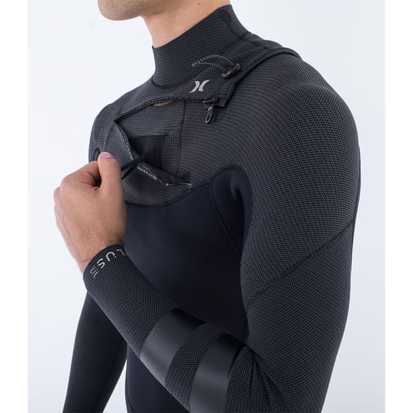 Hurley Plus Sleeve Texture 4/3 Mm Fs Langærmet Neopren-dragt Med Brystlynlås  L