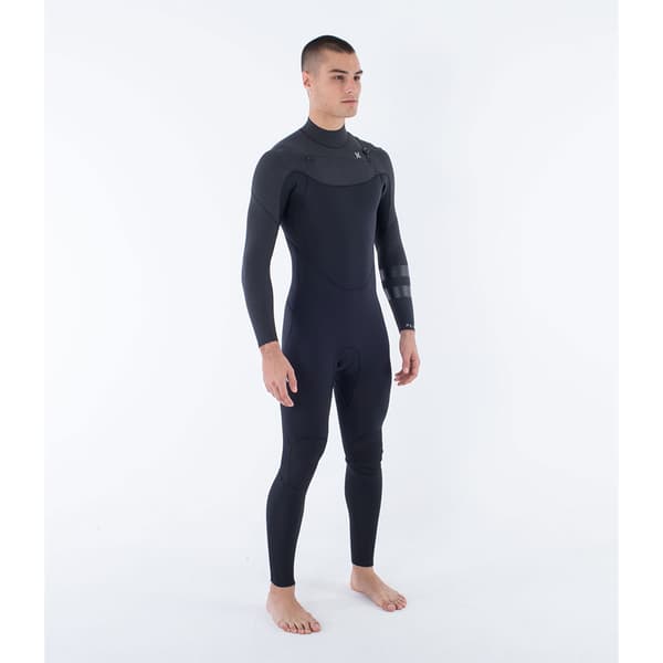 Hurley Plus Sleeve Texture 4/3 Mm Fs Langærmet Neopren-dragt Med Brystlynlås  L