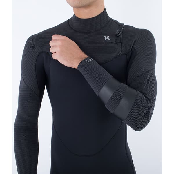 Hurley Plus Sleeve Texture 4/3 Mm Fs Langærmet Neopren-dragt Med Brystlynlås  L