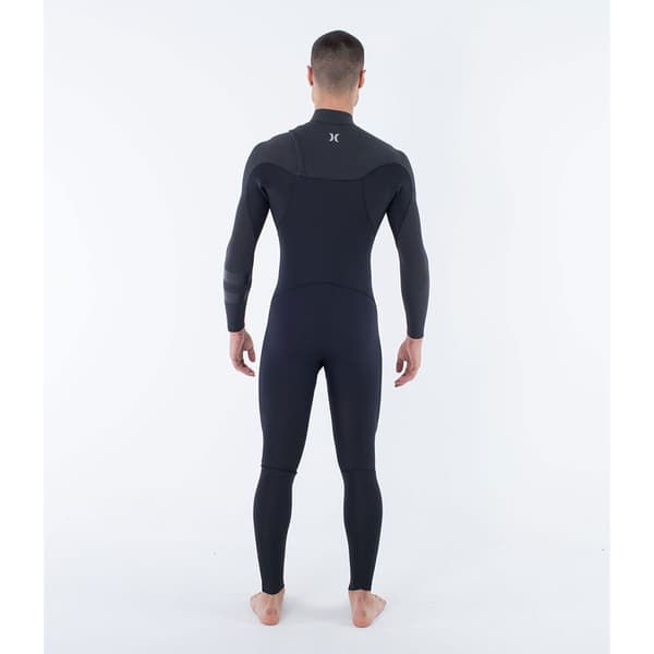 Hurley Plus Sleeve Texture 4/3 Mm Fs Langærmet Neopren-dragt Med Brystlynlås L