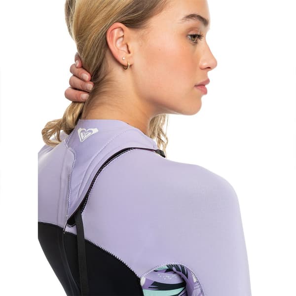 Roxy 3/2 Mm Swell Series Långärmad Våtdräkt I Neopren Med Dragkedja På Ryggen  2