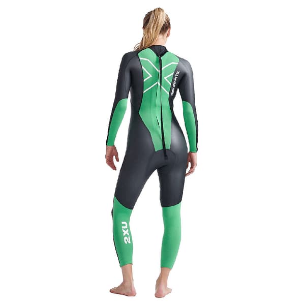 2xu Propel Open Water Långärmad Våtdräkt I Neopren Med Dragkedja På Ryggen  M