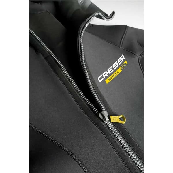 Cressi Shell 3.5-5 Mm Vapaasukellusliivi Musta M
