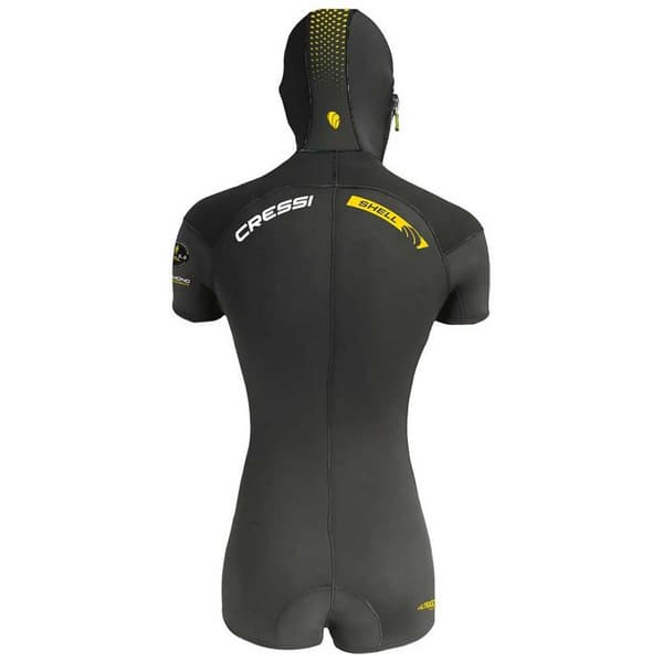 Cressi Shell 3.5-5 Mm Vapaasukellusliivi Musta M