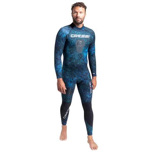 Cressi Tokugawa Back Zip Dykkerdragt 3 Mm Blå L