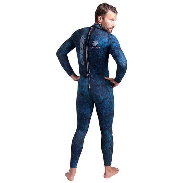 Cressi Tokugawa Back Zip Dykardräkt 3 Mm Blå S