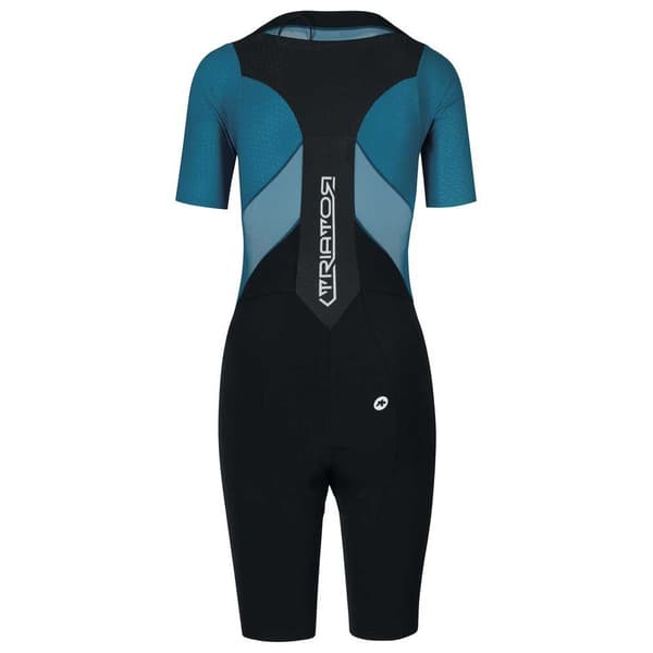 Assos Triator Speed Kortärmad Triathlondräkt Blå,Svart S Kvinna