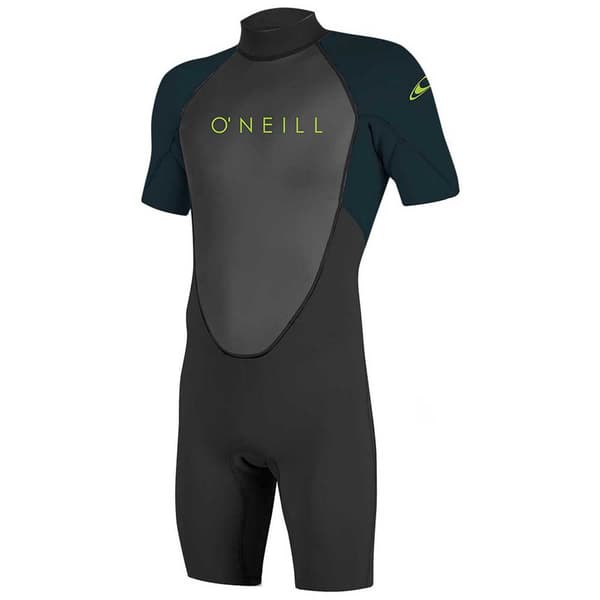 O´neill Wetsuits Reactor Ii 2 Mm Spring Junior Shorty Med Dragkedja Bak Svart 6 Years