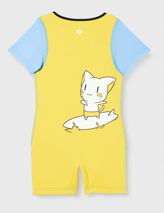 Simdräkt Arena - 95246 - Friends WARMSUIT Skyddsutrustning Unisex-Baby, Gul, 1-2År