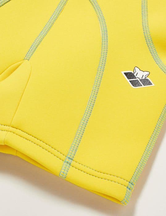 Simdräkt Arena - 95246 - Friends WARMSUIT Skyddsutrustning Unisex-Baby, Gul, 1-2År