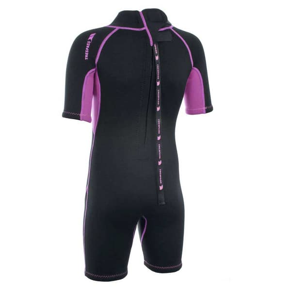 Trespass Junior Shorty Scubadive 3 Mm Musta 7-8 Years