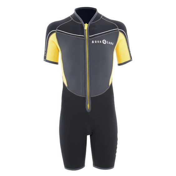 Aqualung Junior Shorty Step In Boomerang 4 Mm Sort,Grå 14 Years