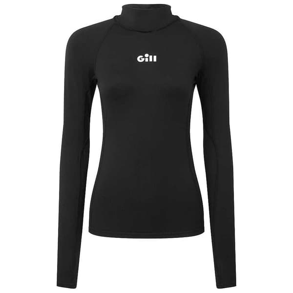 Gill Uv Långärmad T-shirt Hydrophobe Svart 40 Kvinna