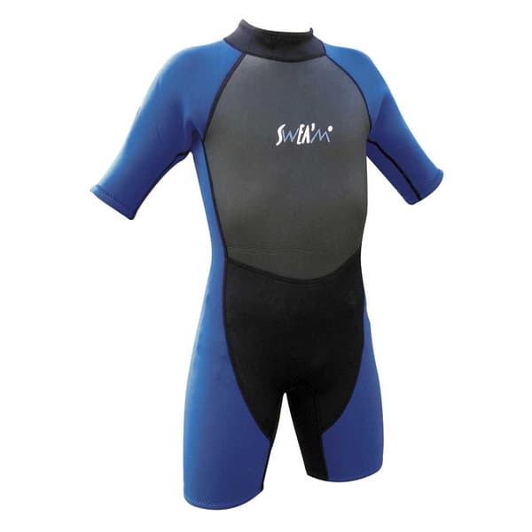 So Dive Shorty Junior Atoll Blå,Sort 6-8 Years